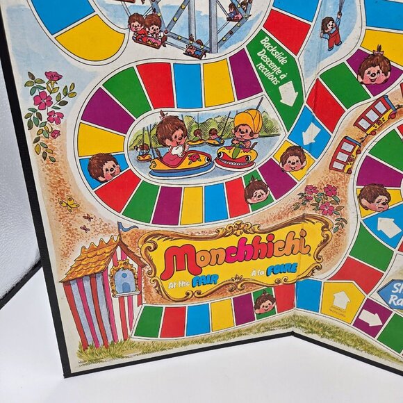 Monchhichi Board Game 1974 At The Fair Parker Brothers Vintage Complete Read - Picture 9 of 16